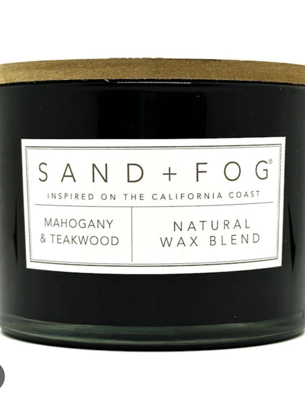 Sand & Fog Mahogany & Teakwood Candle